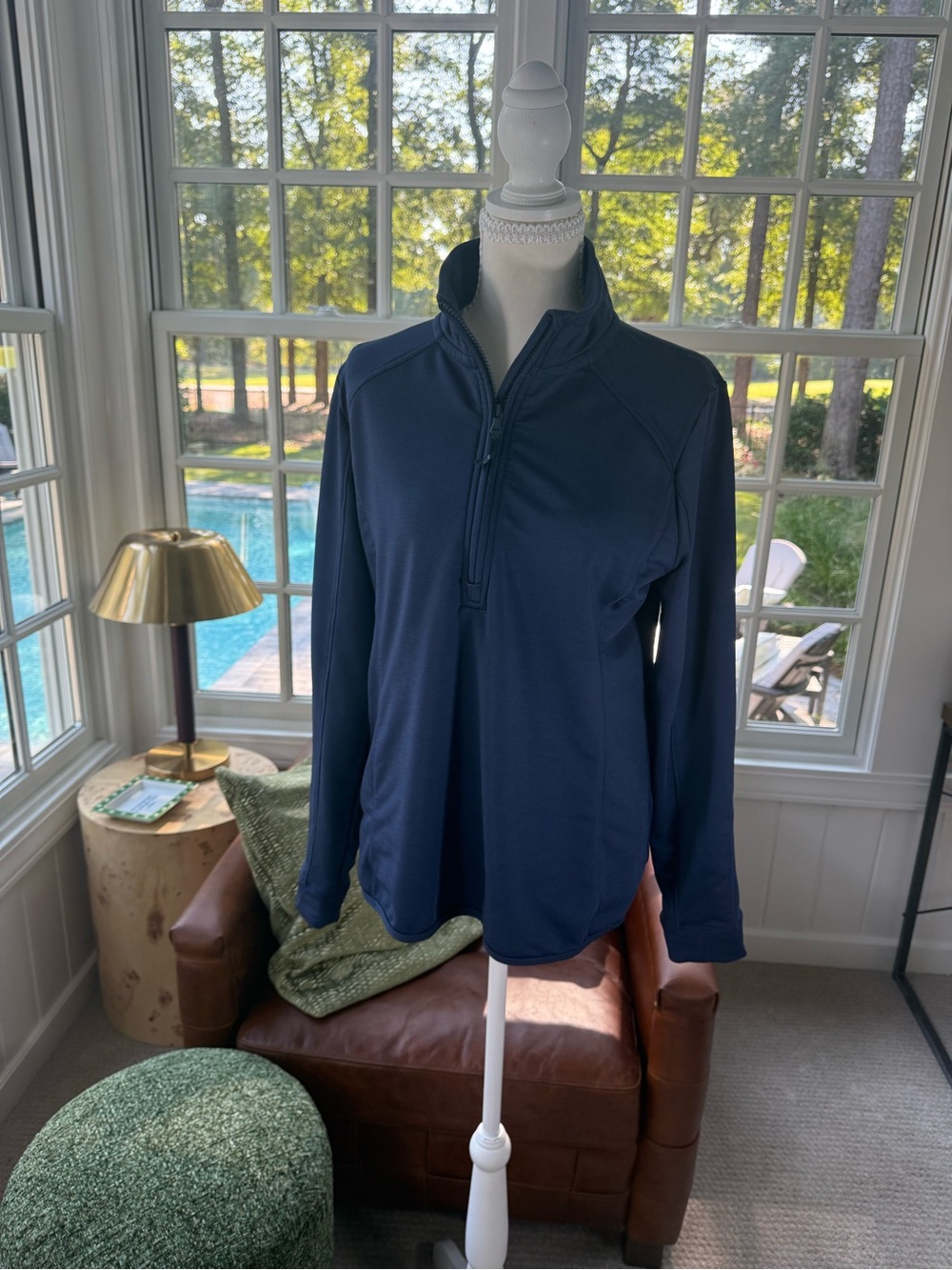Vineyard Vines Women’s Navy Half-Zip Pullover Size M